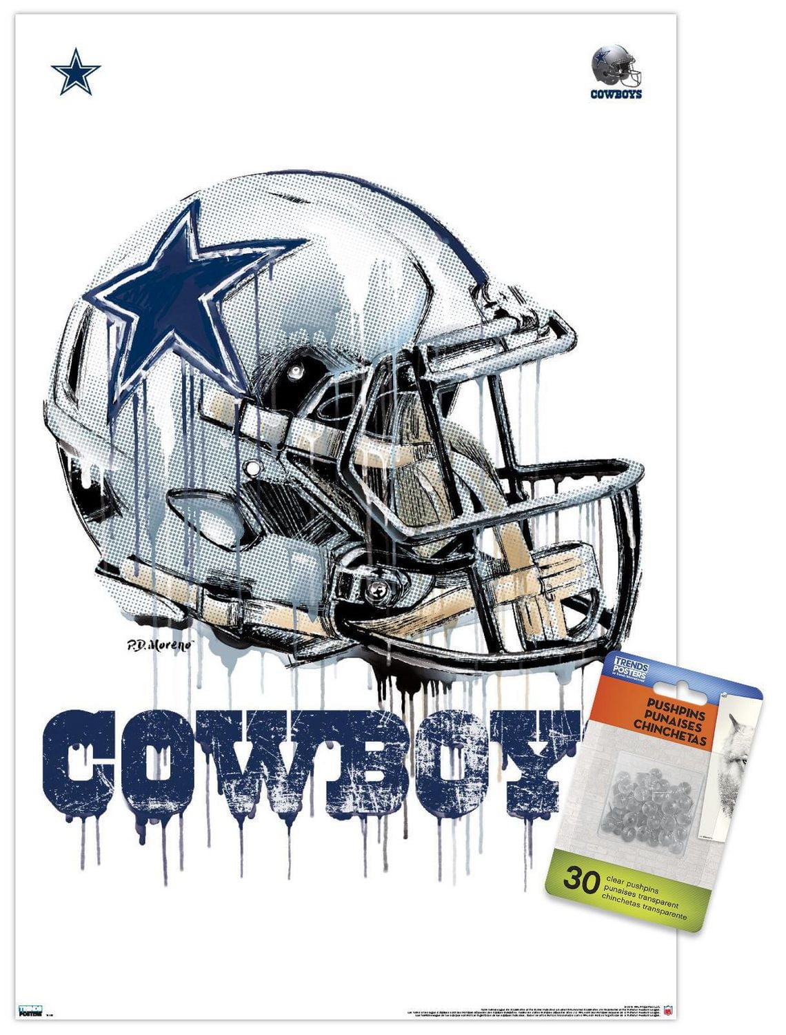 NFL Dallas Cowboys - Casque anti-goutte 20