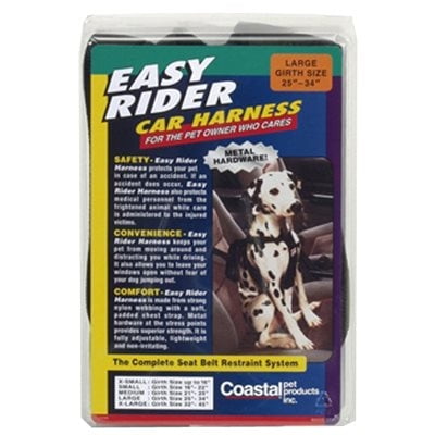 Dog Car Harness Black Large 06000 BLKLRG Walmart