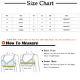 thumbnail image 2 of LLYWEY Women Bras Full-Coverage Push up Wireless Bras Women Ladies Bralette Bra Style-1003 Women Support Bra Feature Adult Female Running Sports Bras Blue 34B, 2 of 2