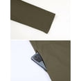 thumbnail image 5 of sicmoss Women's Green Long Sleeve Button Up Maxi Shirt Dress Loose Fit with Pockets, 5 of 7