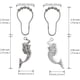 thumbnail image 4 of Mermaid Shower Curtain Hooks 12 Pack Stainless Steel Decorative Shower Curtain Rings Rust Resistant Shower Hooks (Mermaid), 4 of 5