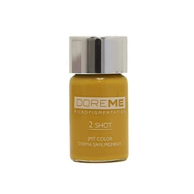 Doreme 2 Shot Manual Permanent Makeup Pigment Ink for Microblading (Neutral Yellow 836)