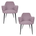 thumbnail image 1 of SET DE 2 SILLAS VELVET MODERNAS PARA COMEDOR MARCA GRAVITA, 1 of 6