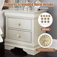 thumbnail image 2 of 10 Pack Gold Cabinet knobs Kitchen Cabinet Pulls with Vintage Cupboard Drawers Hardware Dresser Drawer Handles Kitchen Cabinet Handles Zinc Alloy (Single Hole 10 Pack Brushed Gold), 2 of 10
