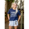 thumbnail image 4 of Promoted Grandma Announcement Cute Women's Plus Size Graphic Tee Brisco Brands 3X, 4 of 5
