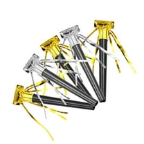 LOLIPPYY 20pcs Silver Party Whistles Musical Blowouts Noise Maker for Holiday Gatherings