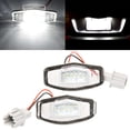 thumbnail image 2 of 2X 18 LED License Plate Light For Honda Civic Accord Odyssey Pilot Acura TL RL TSX MDX ILX RDX 6000K Xenon White OE Error Free Can-bus, 2 of 7