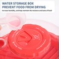 thumbnail image 2 of Microwave Splatter Cover Lid 26cm w/ Water Steamer, Red, 2 of 9