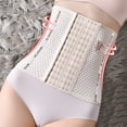 thumbnail image 6 of Waist Trainer for Weight Loss-Women Trimmer Slimmer Belt Latex Corset Cincher Body Shaper S-3XL White, 6 of 8