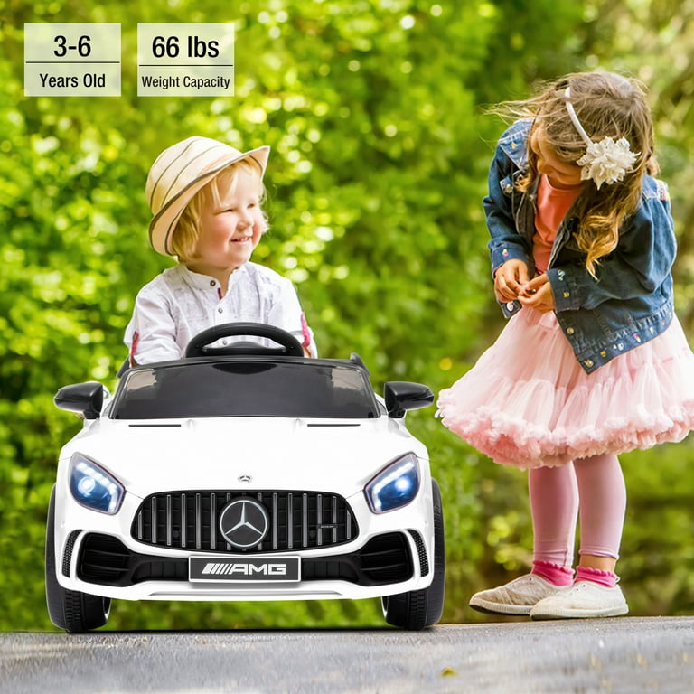JOINATRE 12V Kids Ride on Car, Licensed Mercedes Benz AMG GTR