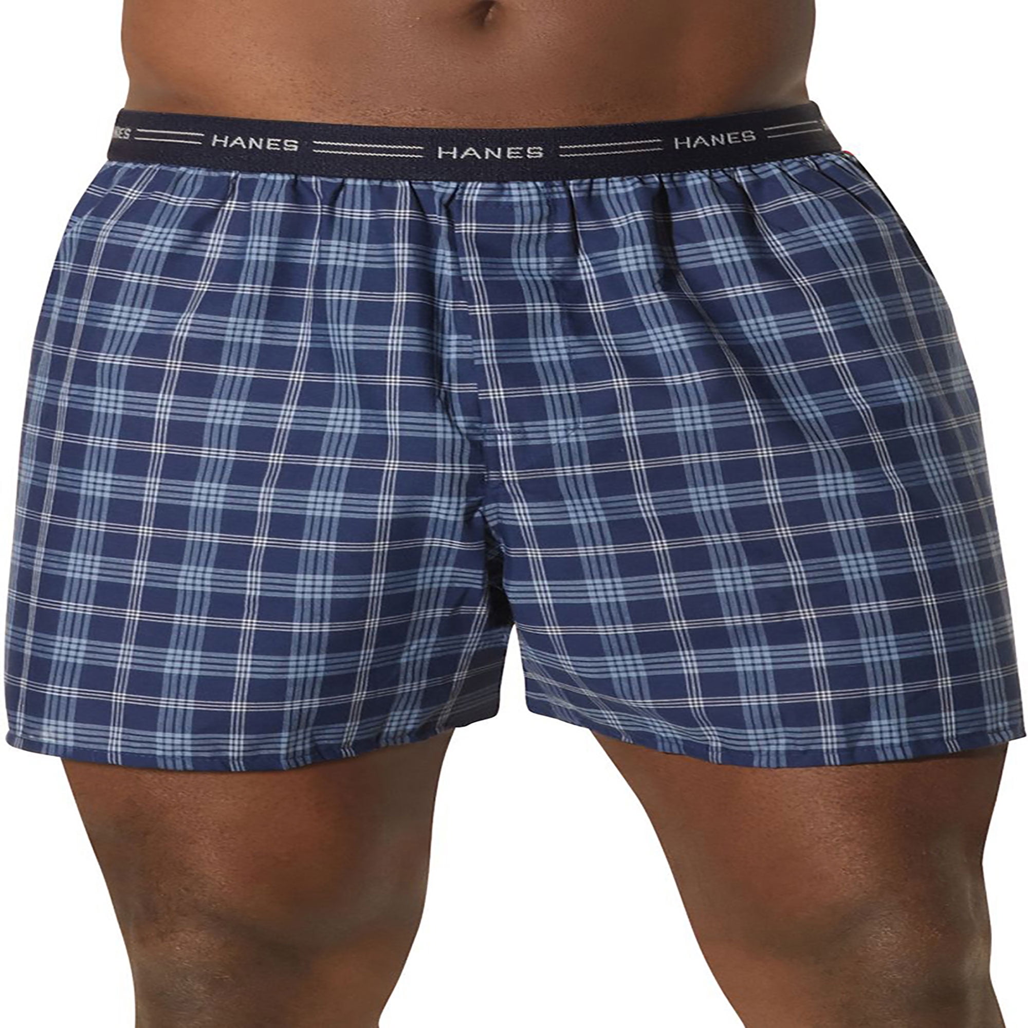 Hanes Men's Yarn Dyed Plaid Boxers 5-Pack, Style 841BX5 - Walmart.com
