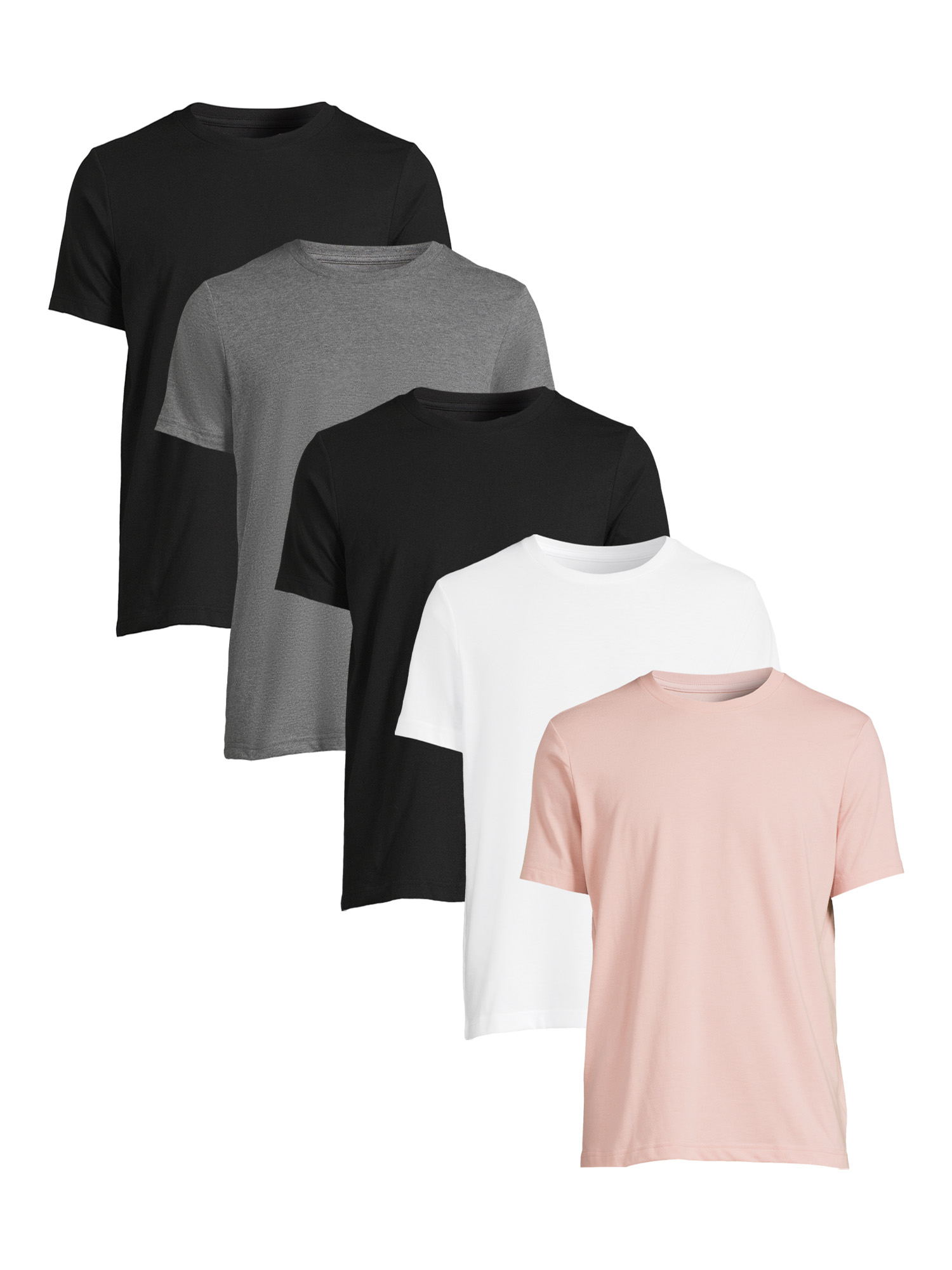 George Men's Crew Neck T-Shirt, 5-Pack photo 1