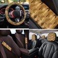 thumbnail image 4 of HUIACONG Fish Camouflage Pattern Car Seat Cover Set, with Steering Wheel Cover Key Ring, Compatible with Trucks Vehicles, 4 of 7