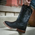 thumbnail image 4 of Black Caiman Belly Print Men's Cowboy Boots H4001, 4 of 9