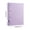 Purple, variant on A4 D Ring Binder, 4 Hole Plastic Loose Leaf Folder with Inner Page Pockets, Office Document Organizer, Office Archival Folder, Color Coded Filing System, Lightweight Portfolio