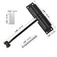 thumbnail image 2 of Automatic Door Alloy Spring Door Adjustable 30 Kg Closing Door Hinge, 2 of 9