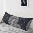 thumbnail image 3 of Ultra Soft Body Pillow Case Cover with Zipper, 21" x54 Luxury Long Body Pillow Protector Dandelion, 3 of 6