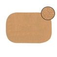 thumbnail image 4 of Dainty Home Marble Cork Metallic Print Oval Set of 8 Placemats in Silver, 4 of 4