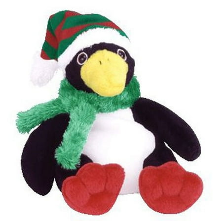 Ty Beanie Babies Toboggan the Penguin Christmas Plush 2003