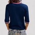 thumbnail image 4 of 9/11 25th Anniversary Commemorative T Shirt for Women V Neck 3/4 Sleeve Graphic Memorial Shirts, 4 of 4