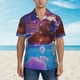 thumbnail image 2 of Fotbe Capybara Bathtub Fun Camisa Hawaiana para Hombre Unisex – Camisa Casual de Verano con Botones de Manga Corta de Algodón y Lino,Medium, 2 of 7