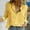 Light Yellow, variant on Womens Linen Shirts Casual Long Sleeve V Neck Blouse Shirt Button Down Ladies Work Loose Shirts Elbow Length Sleeves Tops Shirts for Women Short Sleeve Womens Solid Color T Shirts
