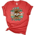 thumbnail image 4 of Mama Serape Sunflower Graphic Shirt Women's Bella Mom Gift T-Shirt, 4 of 7