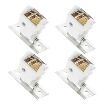 Pulley Lock Roman Blinds Accessories Polyester Stainless Steel Roller Cord Venetian 4 Pcs White