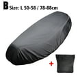 thumbnail image 1 of Waterproof Universal Motorcycle Seat Cover Flexible Black Rainproof Sell, 1 of 7