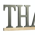 thumbnail image 4 of DecMode Black Wood Thankful Sign Wall Decor, 4 of 9