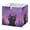 Purple Sky and Black Cat, variant on Foldable Fabric Storage Bin Home Cubes Clothing Organizer Bins Large Collapsible Box Basket for Home Organizer Purple Sky and Black Cat
