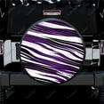 thumbnail image 1 of Abstract Stripe Racing Art Pattern Polyester Universal Spare Wheel Tire Cover Wheel Covers for Trailer RV SUV Truck Camper, 1 of 5