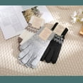 thumbnail image 2 of Guantes de cachemira acolchados y con pantalla táctil para adultos y estudiantes, cálidos y de invierno, para hombres y mujeres, 2 of 6