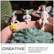 thumbnail image 4 of 5pcs Flower Fairy Resin Decoration Micro Landscape Flower Pot Adornments, 4 of 4