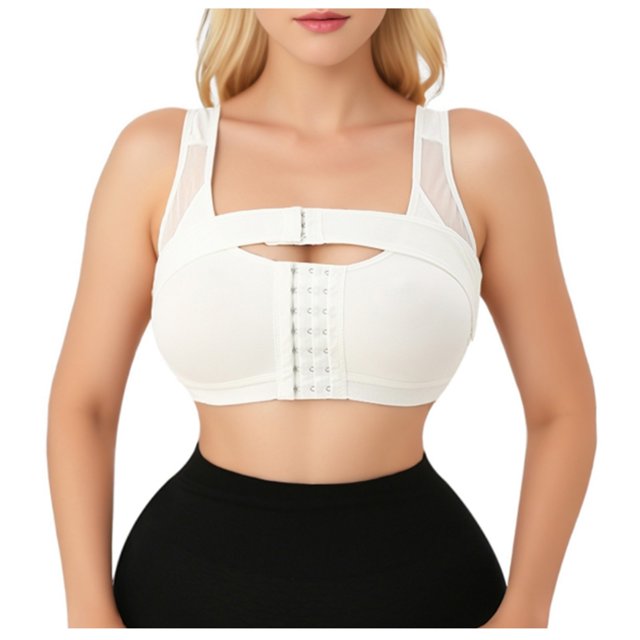 Women Bras for Breasts Push up Post-Surgeries Front Closure Bra for Women Corrector Compression Shapewear Tops with Breast Support Sports Bra Tank Tops for Lady S-259