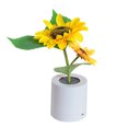 thumbnail image 2 of Gnmfd Rechargeable Sunflower LED Night Light for Bedroom Bedside Room Decoration Romantic Sunflower Lamp with Adjustable Brightness USB Plug-in LED Atmosphere Lights for Party Wedding Garden, 2 of 2
