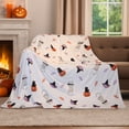thumbnail image 4 of Gogreen Halloween Throw Blanket Twin Size Cozy Fleece Blanket - 300GSM Ultra Soft Microfiber Printed Blanket for Halloween Decor, Halloween Gifts for Kids & Adults (Twin - 60" x 80"), 4 of 7