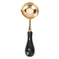 thumbnail image 2 of Cuadros Decorativos Cuchara de cera de sellado con mango de madera, tableta de cuentas de cera, cucharas para derretir, artesanía (negro) Tmvgtek embutido en tela, 2 of 4