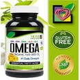 thumbnail image 5 of (Pack of 3) Omega 3-6-9 Blend with DPA, EPA, DHA, ALA and GLA and Organic Flax Seed Oil Plus Wild Caught Natural Fish Oil, 5 of 6