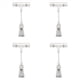 thumbnail image 1 of 4piezas 6,5 Pulgadas de de Plástico Transparente Doble Clips Ajustable Popular Sign Card Display Holder, 1 of 5
