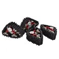 thumbnail image 4 of 2 Pair Tire Snow Track Wheel Snow Wheels Sandmobile Conversion Adapter for RC Model Cars 1/10 SCX10 90018 Snow Tire, 4 of 8