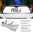 thumbnail image 5 of Disketp Windshield Sun Shade, Car Sun Shade For Front Window Sun Fun Sunshades Sun Visor Protector Blocks Uv Rays Foldable, 5 of 9