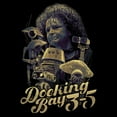 thumbnail image 2 of Women's Star Wars: The Book of Boba Fett Peli Motto Docking Bay 3-5  Graphic Tee Black Large, 2 of 4