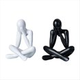 thumbnail image 1 of Estatua Abstracta Nórdica Figura Abstracta Escultura Pequeños Adornos Mini Arte Moderno Decoración de Escritorio D, 1 of 6