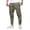 Green, variant on yocbz Men Cargo Pants Male Men's Casual Cargo Pants Solid Color Comfort Straight Leg Relaxed Pocket Pants Black,S