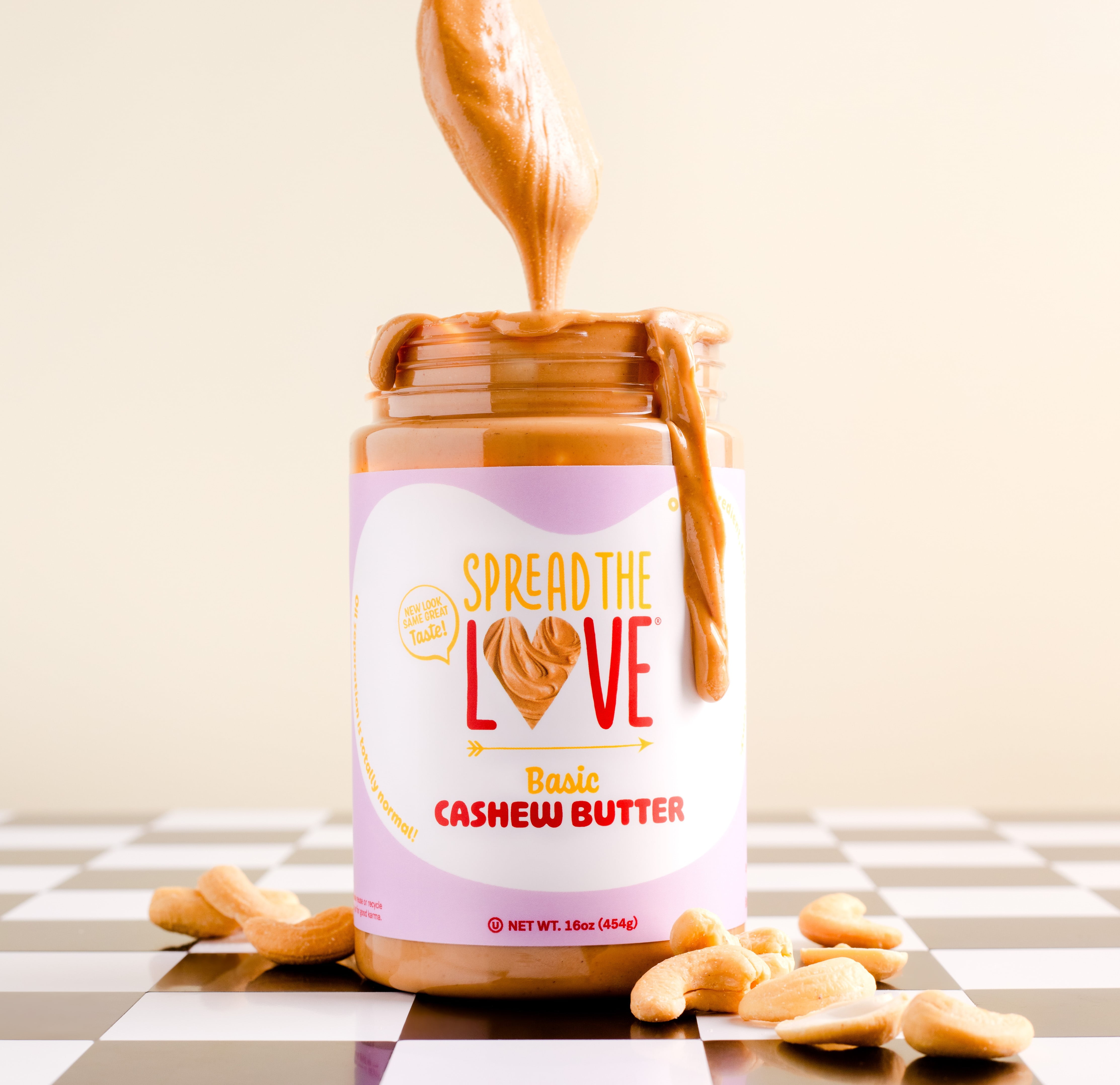 Cashew Butter, Creamy, All-Natural, Vegan, Gluten-Free, No Added Sugar, 16 oz (Pack of 3)