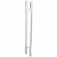 thumbnail image 2 of CRL 60SQSLPPS Polished Stainless Glass Mounted Square Ladder Style Pull Handle with Square Mounting Posts - 60", 2 of 2