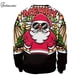 thumbnail image 3 of Sudadera con capucha para hombre, suéter con cuello redondo, estampado 3D de Papá Noel, ropa de otoño e invierno, 3 of 4