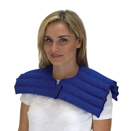 Nature Creation Upper Body Wrap- Shoulder Pain Relief- Heating Pad / Cold Pack- Hot and Cold Therapy (Blue Marble)