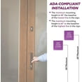 thumbnail image 4 of ADA CENTRAL SIGNS - 6" X6" Keep Door Closed Sign - ADA Compliant Tactile Graphics Grade 2 Braille Text Acrylic Wall Sign - Safety and Accessibility Doorway Sign for Office, Hotel, School, & Workspace, 4 of 7